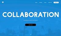 Collaboration Corporate Business Word