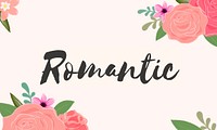 Romantic Love Letter Message Words Graphic
