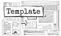 Template Website Design Layout Responsive Concept