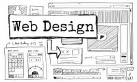 Design Website Create Template Layout Concept