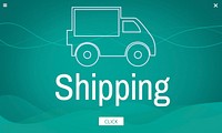 Cargo Shipping Freight Logistics Truck Icon