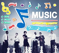 Music Notes Song Entertainment Media Concept