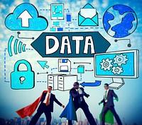 Data Storage Connection Upload Information Concept