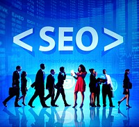 Business People SEO Strategy E-Business Discussion Concept