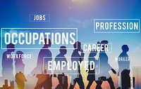 Occupations Career Employment Recruitment Position Concept