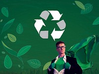 Recycle Nature World Icon Grapphic