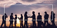 Business People Meeting Handshake Deal Agreement Concept