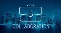 Business Briefcase Confidential Growth Collaboration Concept