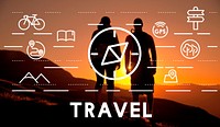 Journey Vacation Holiday Travel Compass Concept