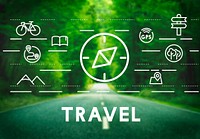 Journey Vacation Holiday Travel Compass Concept