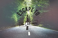 Escape To The Unknown Graphic Concept