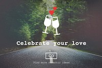 Celebrate your love Couple Dating Concept