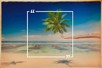 Holiday Summer Vacation Frame Pattern Concept