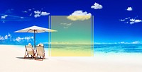 Copy Space Frame Summer Vacation Holiday Concept