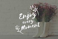 Positive Break Enjoy Moment Flower Boots