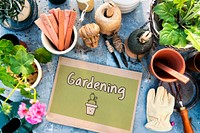 Natural Garden Plants Gardening Illustration