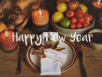 Happy New Year 2017 Celebration Greeting Concept