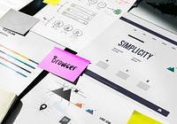 Browser Website Template Layout Graphic Word