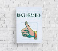 Best Practice Thumbs Up Approval Concept