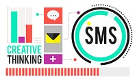 Sms Digital Messaging Communication Technology Concept