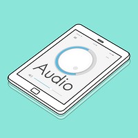 Button Volume Audio Music Sound Graphic Concept