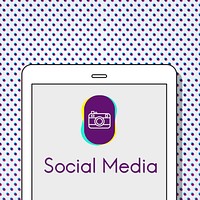 Camera Social Media Digital Graphic Concept