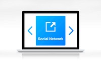 Internet Communication Social Network Concept