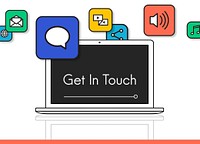 Get In Touch Connection Online Icon
