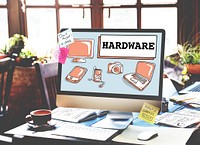 Hardware Software Electronics Technology Concept