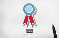 Badge Reward Successful Champion Competition Concept