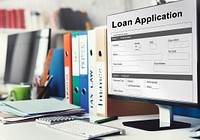 Loan Application Mortgage Money Concept