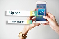 Upload Data Backup Storage Transfer Concept