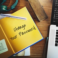 Change Your Password Privacy Policy Protection Security System Concept