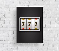 Lotto Slot Machine Jackpot Win Concept