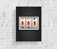 Lotto Slot Machine Jackpot Win Concept