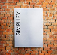 Simplify Simpleness Clarify Easiness Minimal Concept