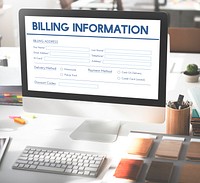 Invoice Billing Information Form Graphic Concept
