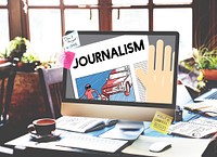 Journalism Article Interview News Publish Report Concept