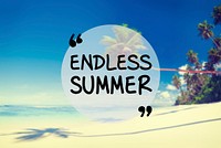 Endless Summer Beach Friendship Holiday Vacation Concept