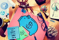 Piggy Bank Saving Money Economize Profit Concept