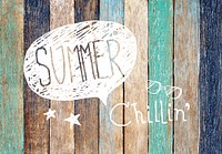Colorful Wooden Plank and Summer Concepts