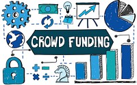 Crowd Funding Business Finance Concept