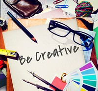 Be Creative Ideas Imagination Creativity Design Concept