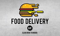 Food Delivery Fast Food Unhealthy Obesity Concept