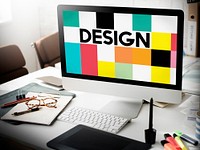 Design Art Creative Multicolor Word Concept