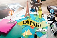 Bon Voyage Farewell Greeting Journey Travel Trip Concept