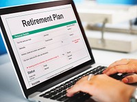 Retirement Plan Loan Liability Tax Form Concept