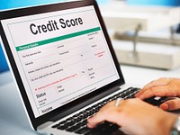 Credit Score Financial Banking Economy Concept