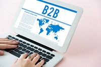 Global Business Corporate B2B Merchandise Concept