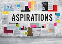 Aspiration Aspire Ambition Desire Goal Innovation Concept